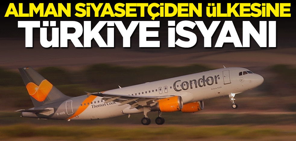 Alman siyasetçiden ülkesine Türkiye tepkisi