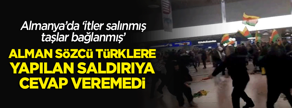 Alman sözcü 'havaalanında Türklere saldırı'ya cevap veremedi