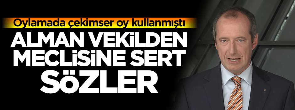 Alman vekil kararı eleştirdi