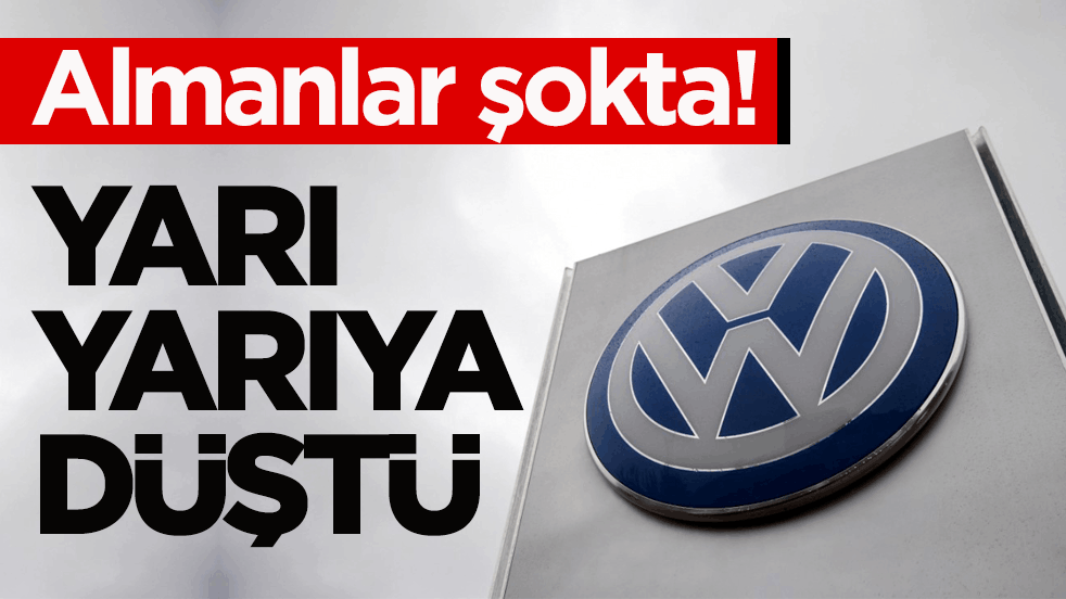 Almanlar şokta! Volkswagen Grubu’nun karı yarı yarıya düştü