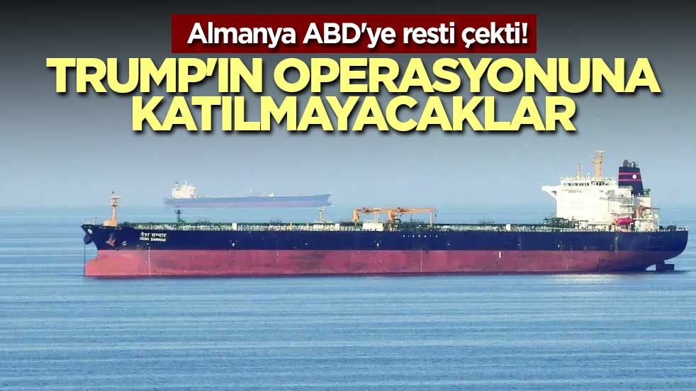 Almanya ABD'ye resti çekti! Trump'ın operasyonuna katılmayacaklar