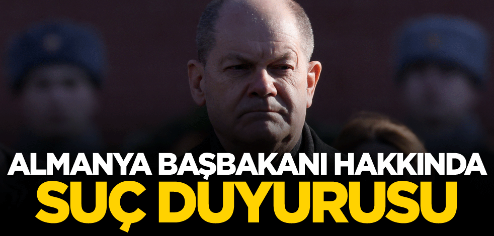 Almanya Başbakanı hakkında suç duyurusu