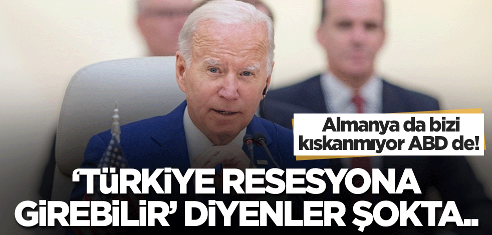 Almanya da bizi kıskanmıyor ABD de! Türkiye resesyona girebilir diye algı üretenler şoka girdi!