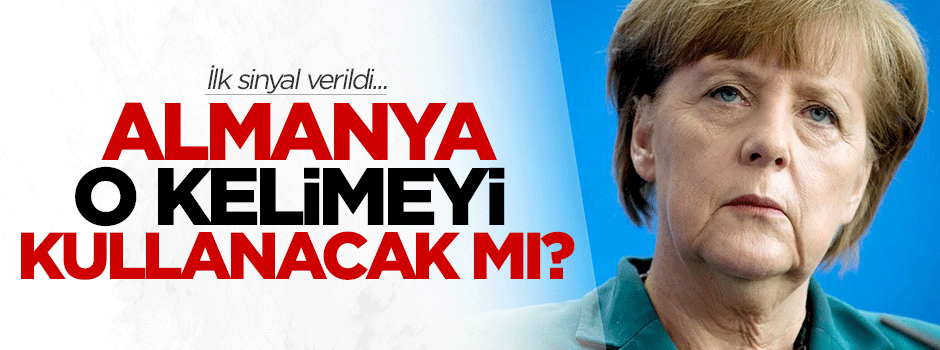 Almanya da 'soykırım' diyecek mi?