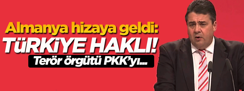 Almanya Dışişleri Bakanı: Türkiye haklı!