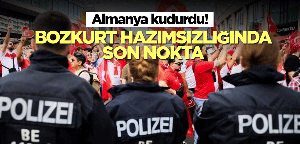 Almanya kudurdu! Bozkurt hazımsızlığında son nokta