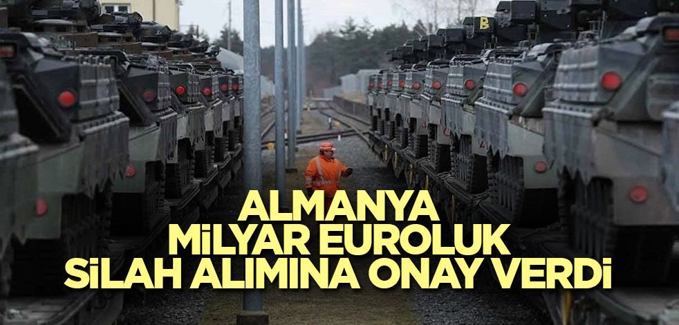 Almanya milyar euroluk silah alımına onay verdi