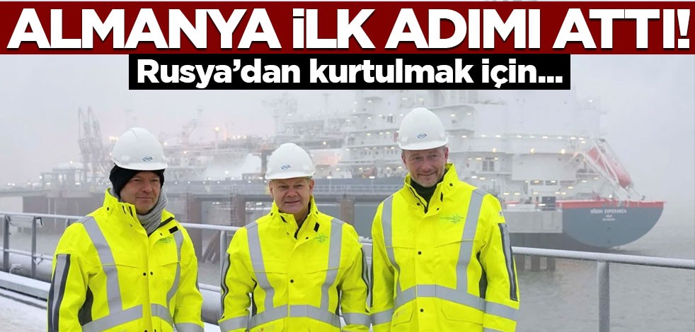 Almanya Rusya bağımlılığından kurtulmak için ilk adımı attı