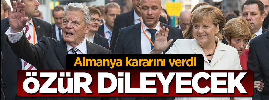 Almanya soykırım nedeniyle resmen özür dileyecek