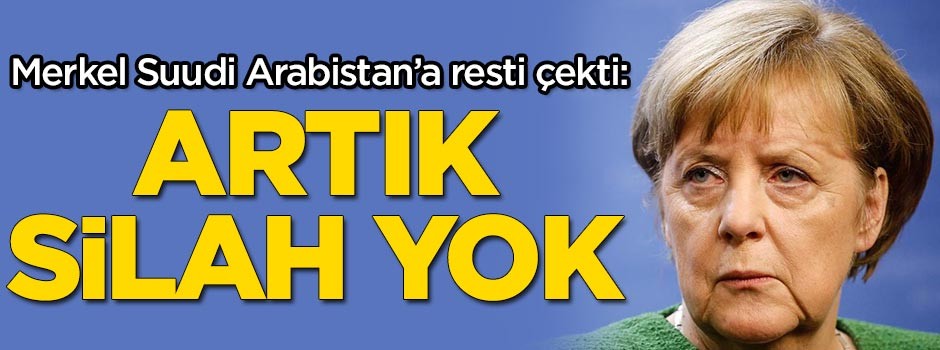 Almanya Suudilere resti çekti!