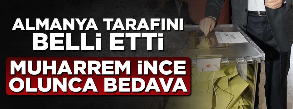 Almanya tarafını belli etti! İnce röportaj verdi diye Türklere bedava