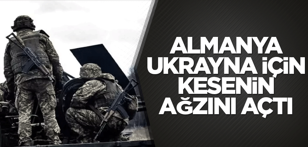 Almanya, Ukrayna için kesenin ağzını açtı