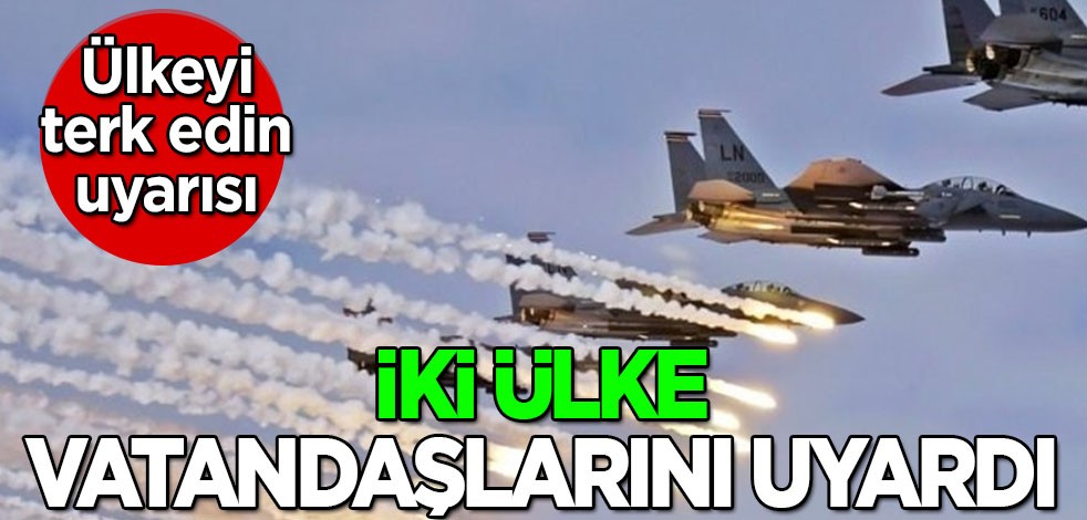 Almanya ve Hollanda'dan vatandaşlarına peş peşe uyarı: Uçak trafiği yoğunlaştı O ülkeyi terk edin! Resmen açıklandı