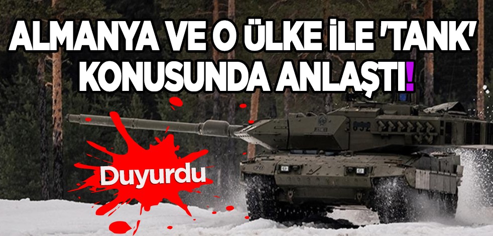 Almanya ve İngiltere 'tank' anlaşması, yeni karar: Mühimmatı için birlikte çalışacak! İşte ilan etti
