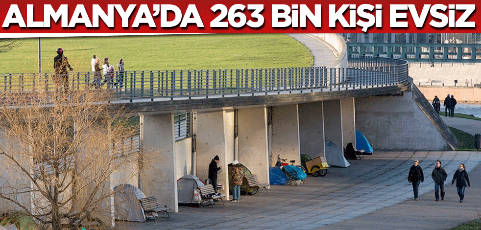 Almanya'da 263 bin kişi evsiz