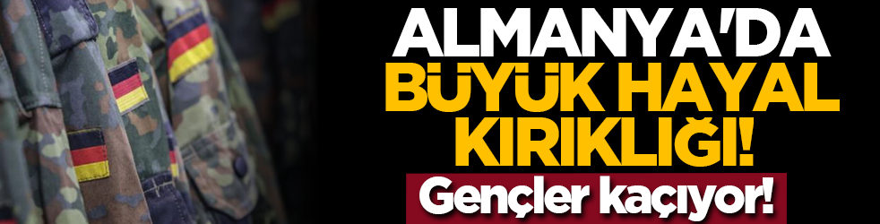 Almanya'da büyük hayal kırıklığı! Gençler kaçıyor!