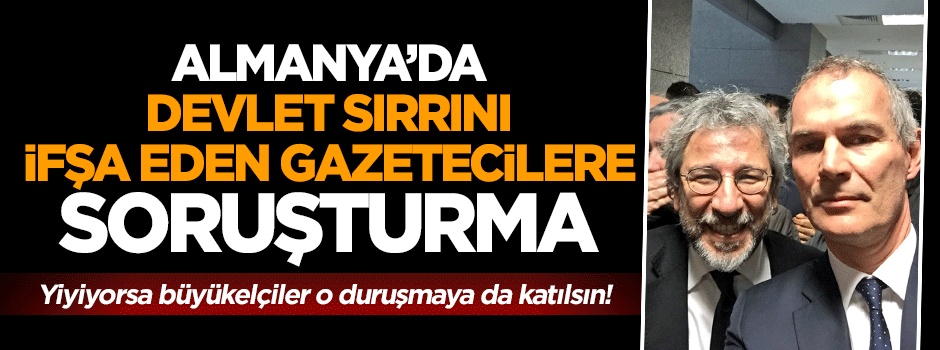 Almanya'da devlet sırrını ifşa eden gazetecilere soruşturma başlatıldı