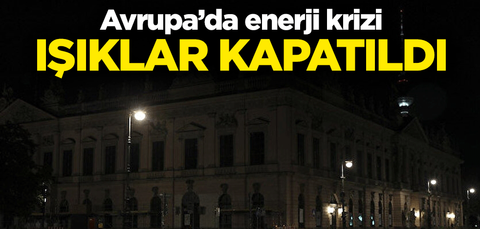 Almanya'da elektrik tasarrufu! Kamu artık binaları gece ışıklandırılmayacak