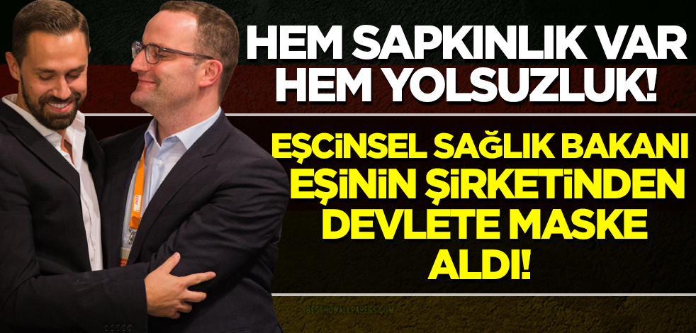 Almanya'da eşcinsel Sağlık Bakanı, eşinin şirketinden devlete maske aldı