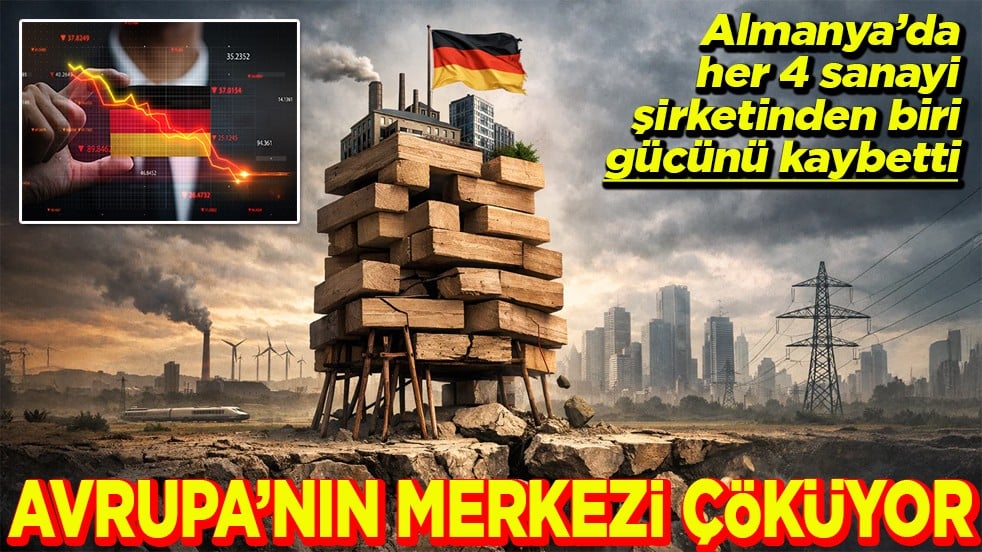 Almanya’da her 4 sanayi şirketinden biri gücünü kaybetti Avrupa'nın merkezi çöküyor