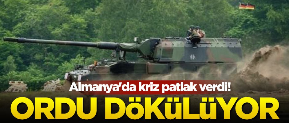 Almanya'da kriz patlak verdi! Ordu tel tel dökülüyor