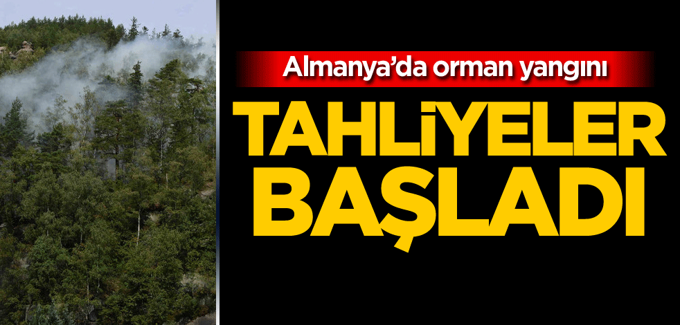 Almanya’da orman yangını! Tahliyeler başladı