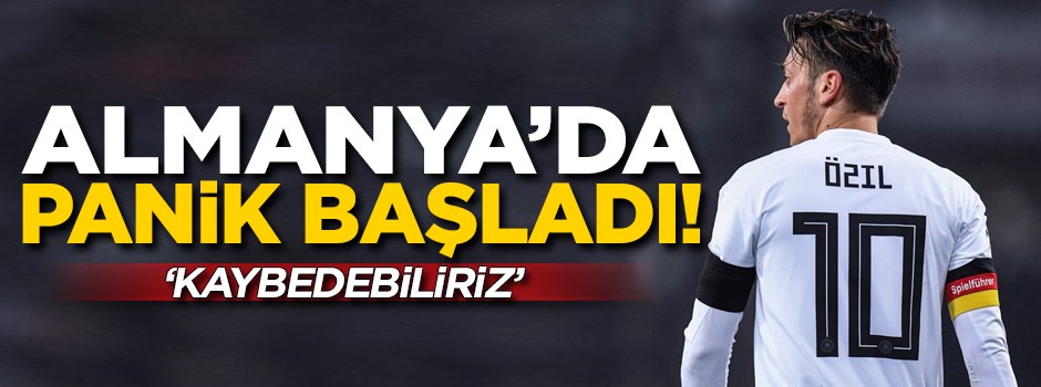 Almanya'da panik başladı! Mesut Özil'den sonra...