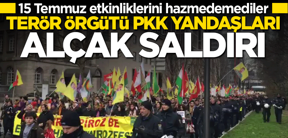 Almanya'da PKK yandaşları 15 Temmuz anma programına katılan gençlere saldırdı