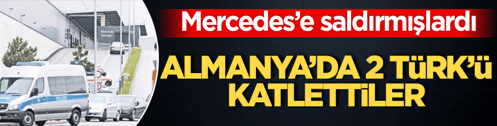 Almanya’da saldırıda 2 Türk öldürüldü