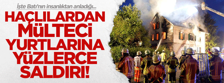 Almanya'da sığınmacı yurtlarına 268 saldırı!