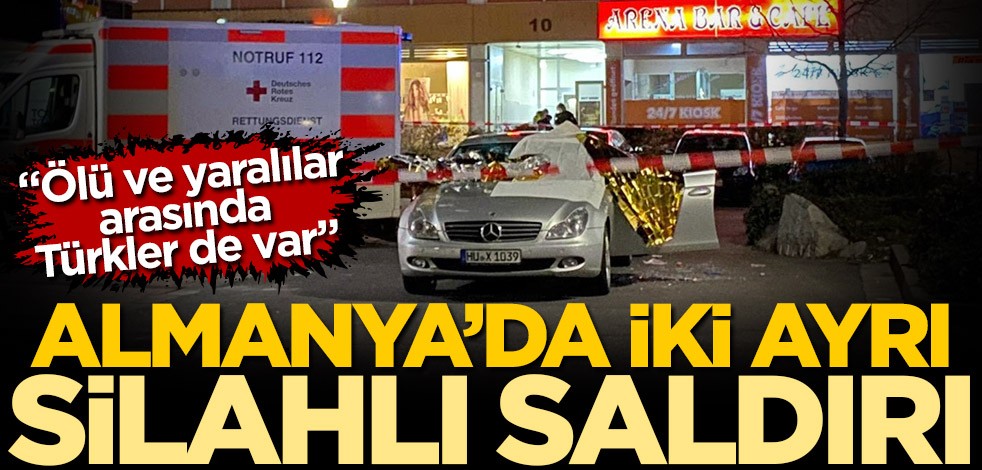 Almanya'da silahlı saldırı! Çok sayıda ölü var