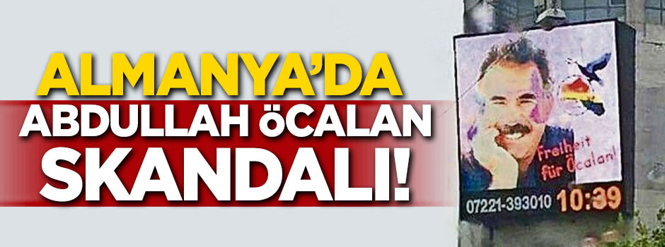 Almanya'da skandal Öcalan propagandası!