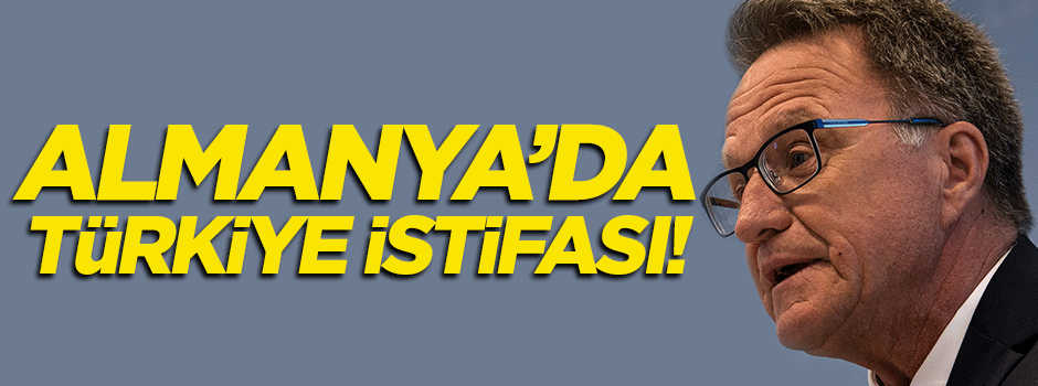 Almanya'da 'Türkiye' istifası