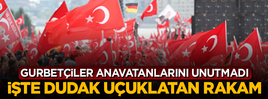Almanya'daki gurbetçilerden Türkiye'ye 800 milyon euro havale