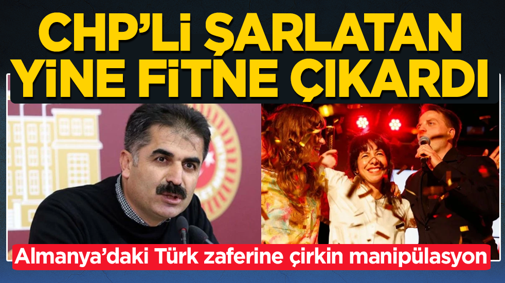 Almanya’daki Türk zaferine çirkin manipülasyon: CHP’li şarlatan Hüseyin Aygün yine fitne çıkardı
