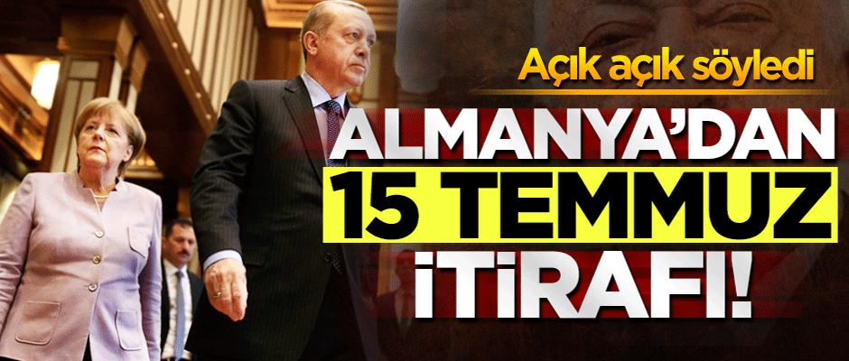 Almanya'dan '15 Temmuz' ile ilgili öz eleştiri: Küçümsedik!