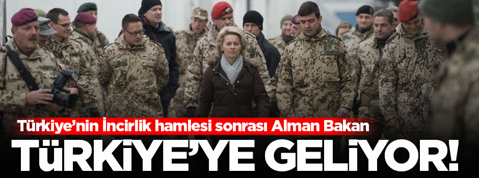 Almanya'dan flaş İncirlik hamlesi!