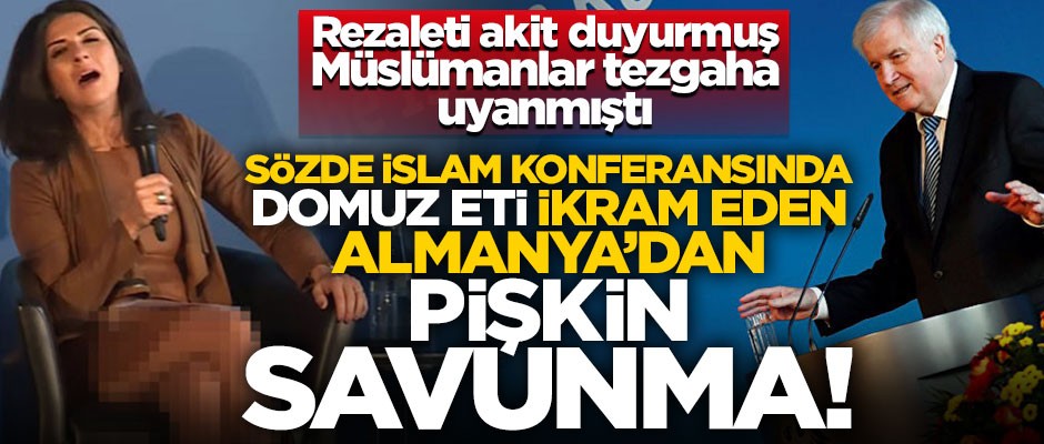 Sözde İslam konferansında domuz eti ikram eden Almanya’dan pişkin savunma! Üzüntü duymuşlar