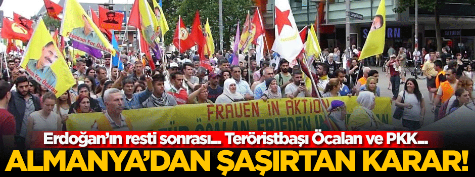 Almanya'dan şaşırtan karar: Öcalan resmi ve PKK sembolleri yasaklandı