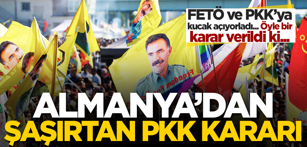 Almanya’dan şaşırtan PKK kararı!