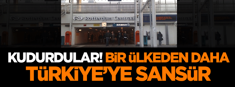 Almanya'dan sonra bir ülkeden daha Türkiye'ye sansür!