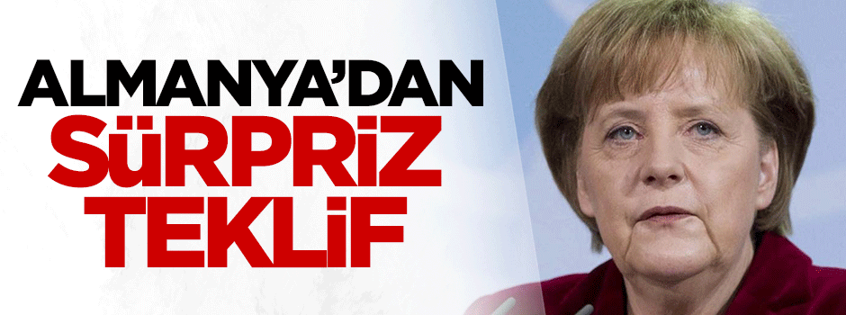 Almanya'dan sürpriz teklif