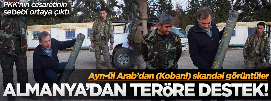 Almanya’dan teröre destek