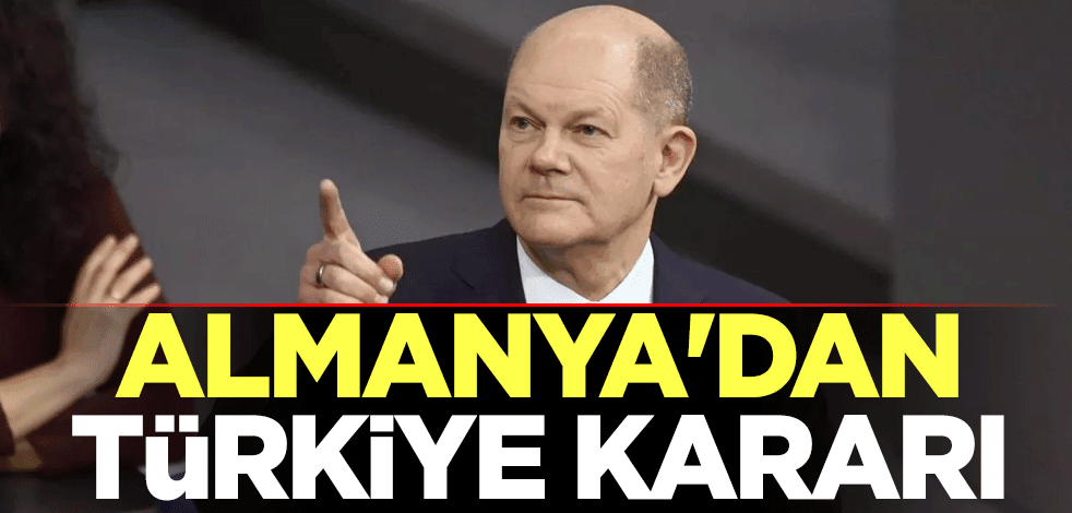 Almanya'dan Türkiye kararı