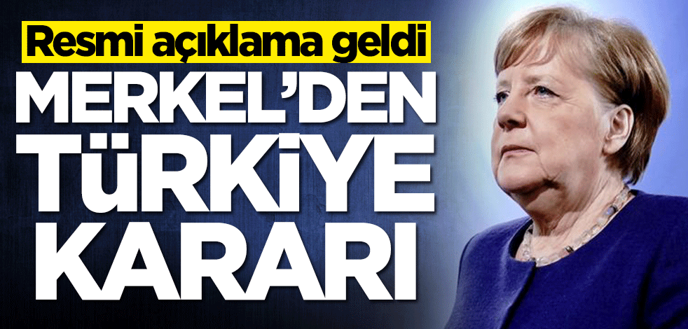 Almanya'dan Türkiye kararı! Resmi açıklama geldi