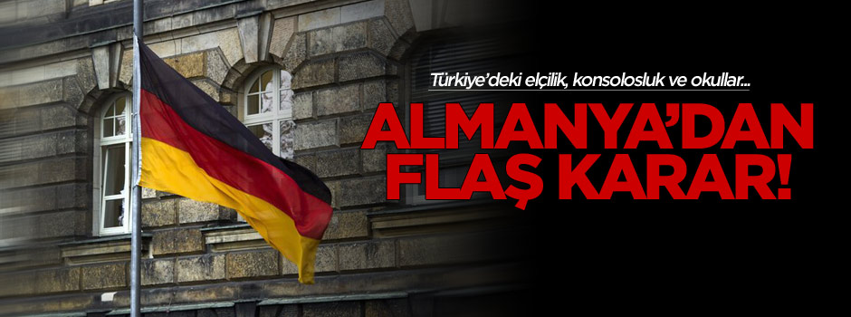 Almanya'dan Türkiye'deki elçiliklerle ilgili açıklama