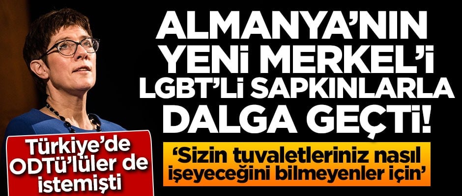 Almanya'nın yeni Merkel'i LGBT'li sapkınlarla dalga geçti