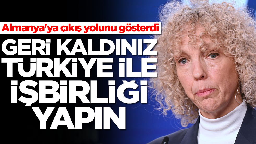 Almanya'ya çıkış yolunu gösterdi: Geri kaldınız, Türkiye ile işbirliği yapın