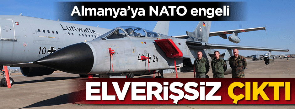 Almanya'ya NATO engeli