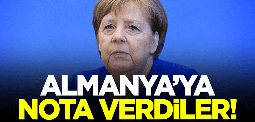 Almanya'ya nota verdiler!